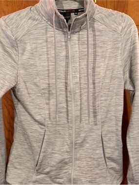 Spyder Light Heather Gray Women's Full-Zip Ski Jacket